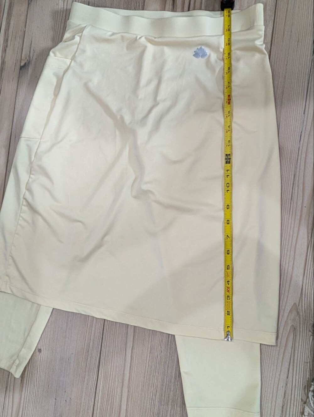 Snoga Athletics Modest Athletic Skirt Leggings Size Small Cream Ivory Pocket Act - Picture 7 of 7